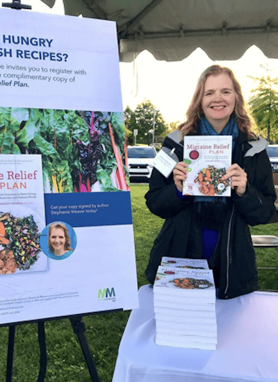 Book coach Stephanie Weaver on book tour at event