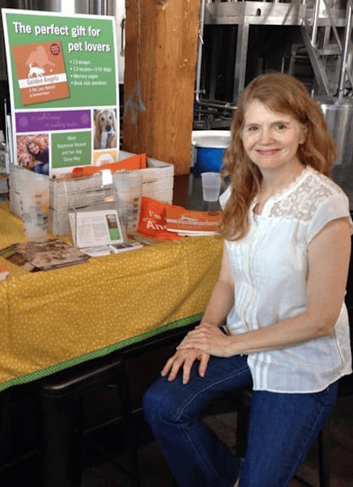 Book coach Stephanie Weaver demonstrating kick starter event