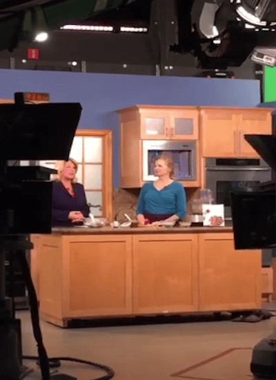 Book coach Stephanie Weaver on TV promo appearance